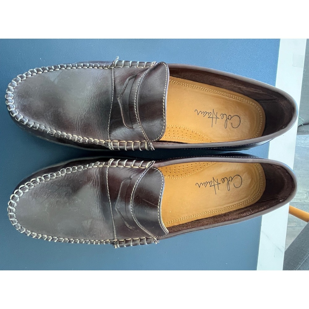 Cole Haan Mens Brown Leather Penny Loafer Driving Moccasin Shoes Size 9 M‎